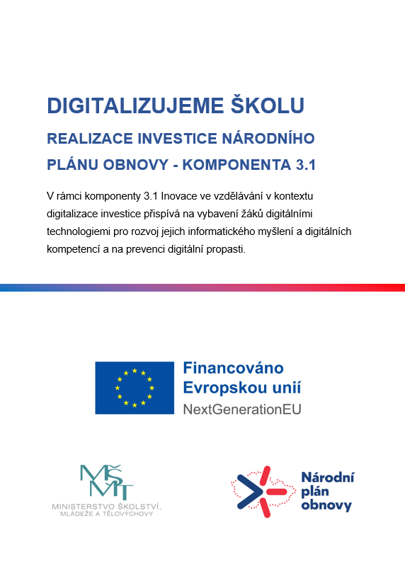 NPO 3.1 DIGITALIZUJEME ŠKOLU